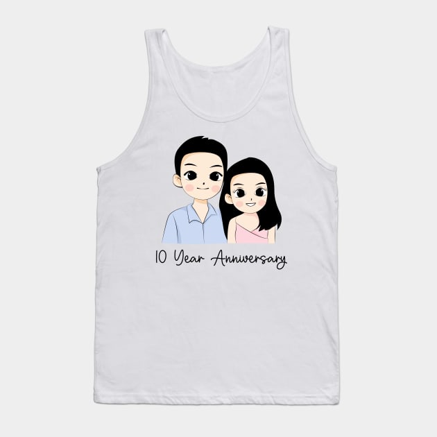 10 year anniversary Tank Top by BINTSTUDIO